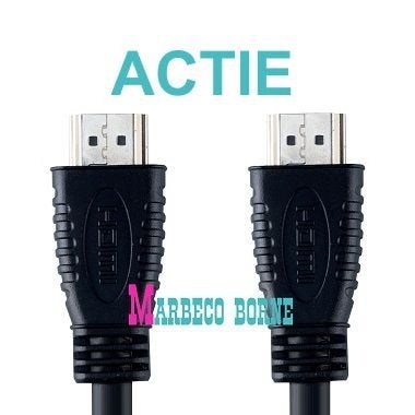 HDMI kabel 1 meter, Full HD, 4K High speed, nikkel Bandridge