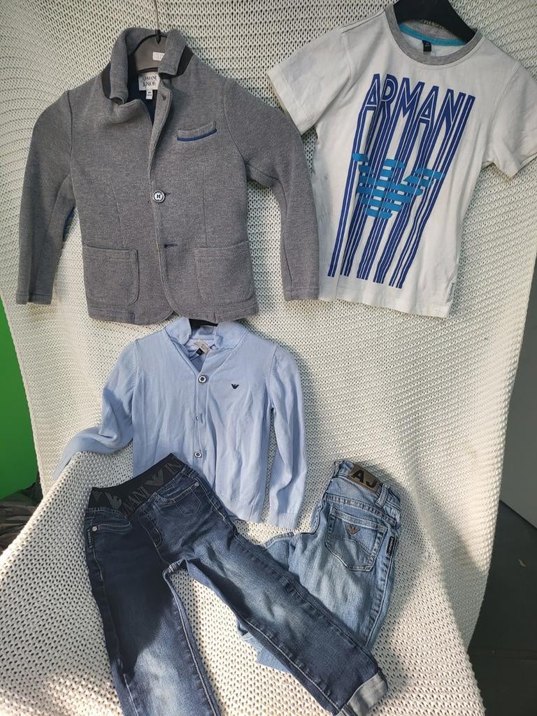 Partij pakket maat 92 98 armani merkkleding jongens merk mix, Kinderen en Baby's, Ophalen of Verzenden, Maat 92