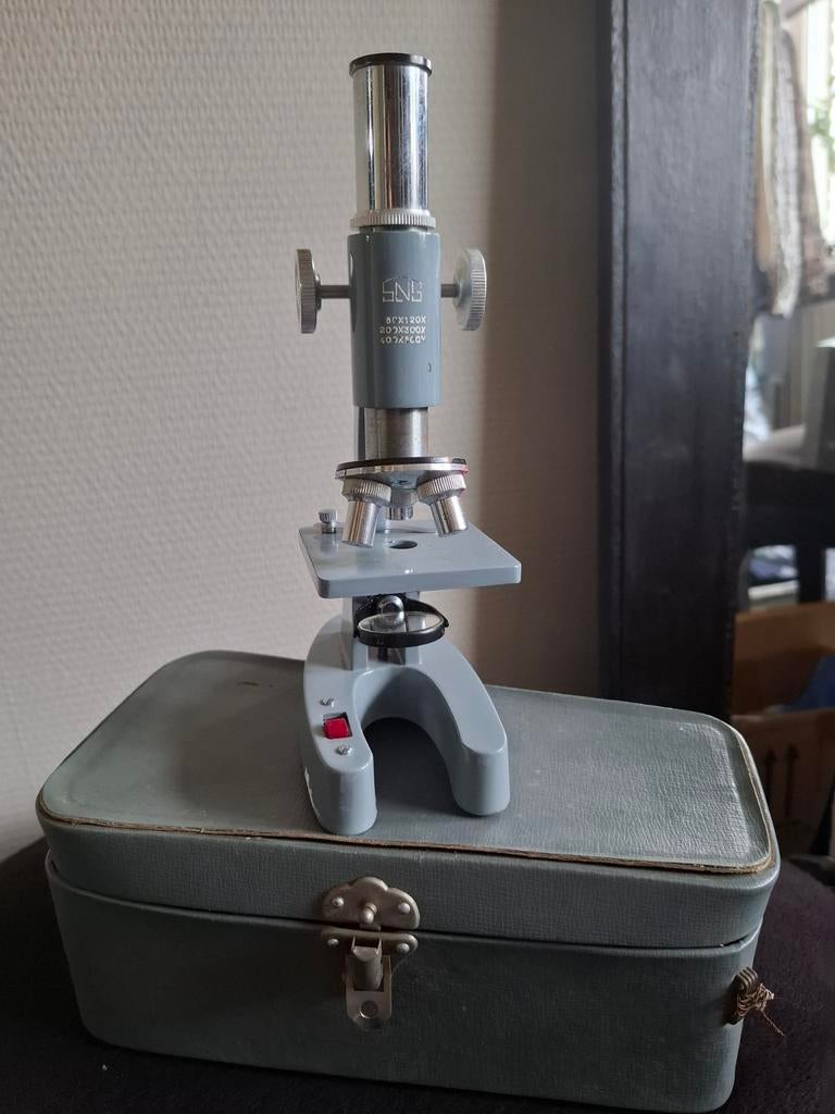 Vintage SNS microscoop, Antiek en Kunst, Ophalen of Verzenden