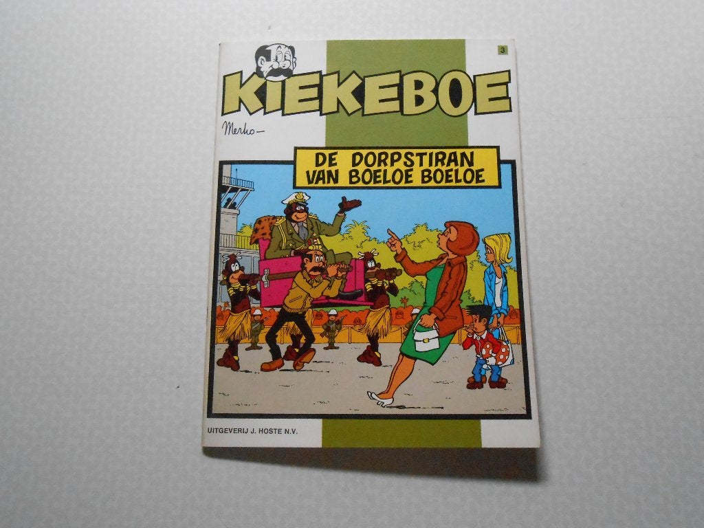 kiekeboe 3a De dorpstiran van Boeloe Boeloe 1979 1 ste druk., Eén stripboek, Merho, Nieuw, Ophalen of Verzenden
