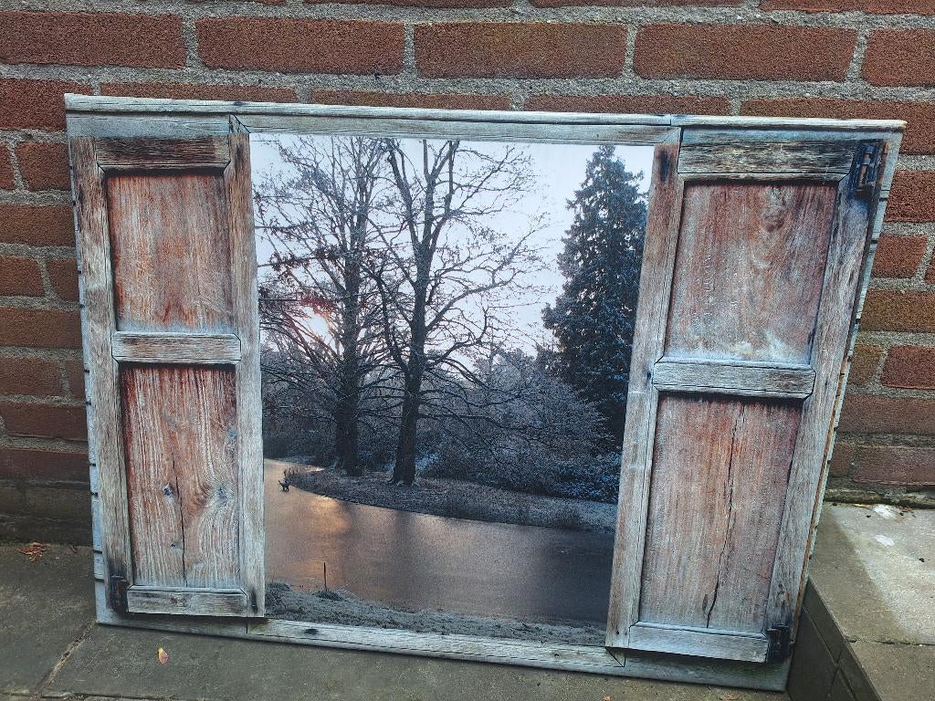 Schilderij buiten, Tuin en Terras, Ophalen, Gebruikt