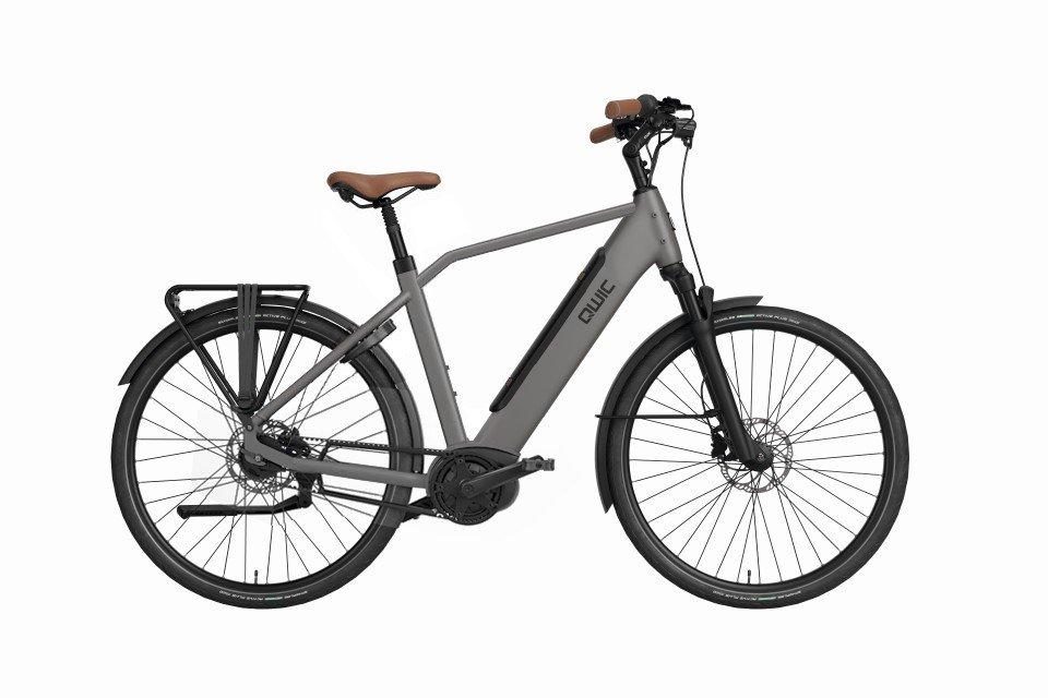 QWIC Elan Flow Heren Asphalt Black L 54cm 2026, Fietsen en Brommers, Elektrische fietsen, Nieuw, Qwic, 51 tot 55 cm