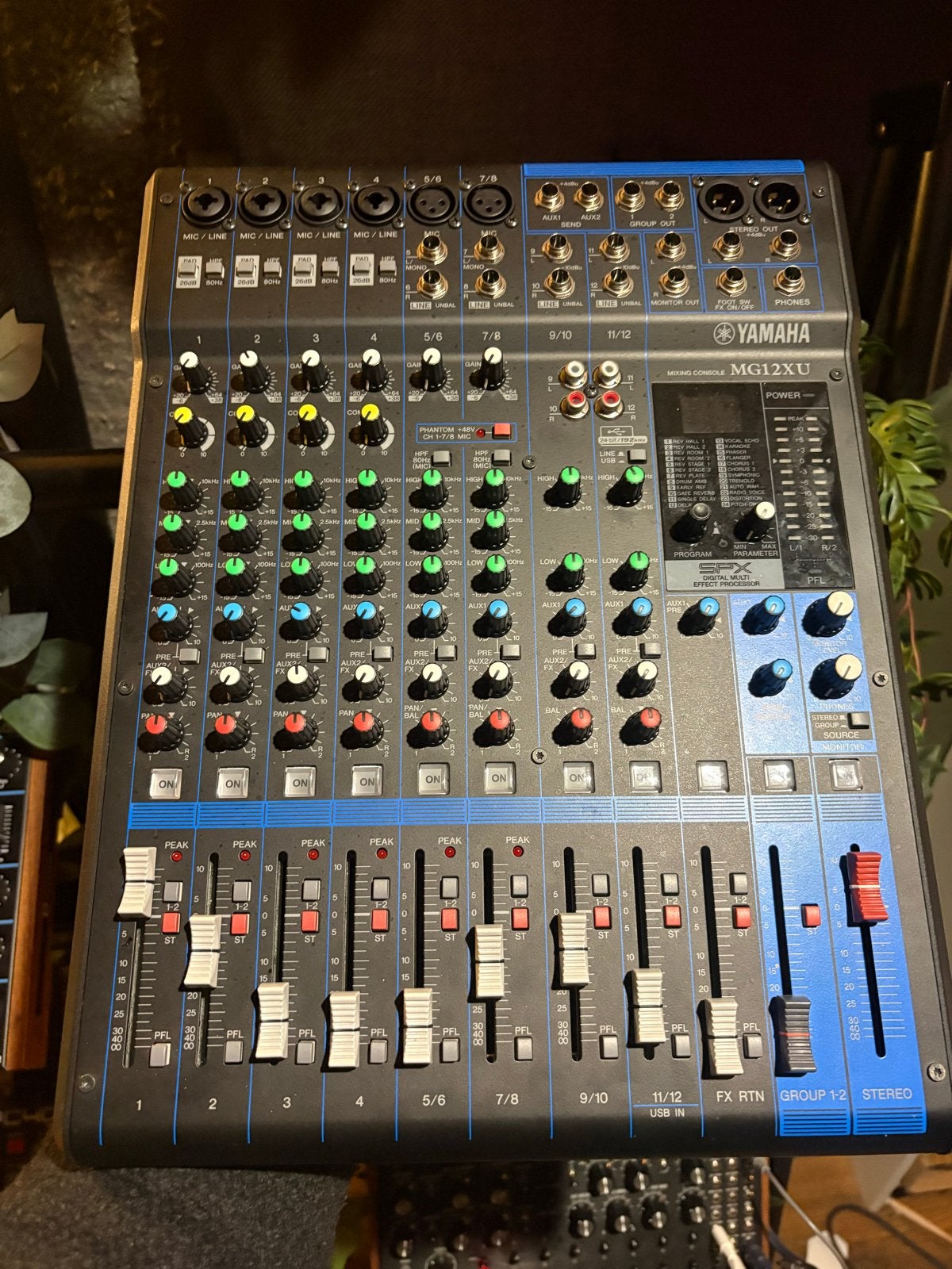 Yamaha MG12XU Mengpaneel - Mixer, studio,, Muziek en Instrumenten, Ophalen, Zo goed als nieuw, 10 tot 20 kanalen, Microfooningang