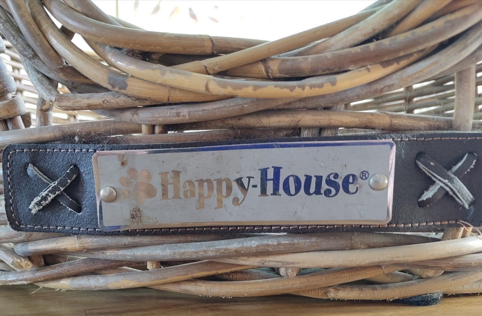 Hondenmand Happy House, Ophalen, Gebruikt, Riet