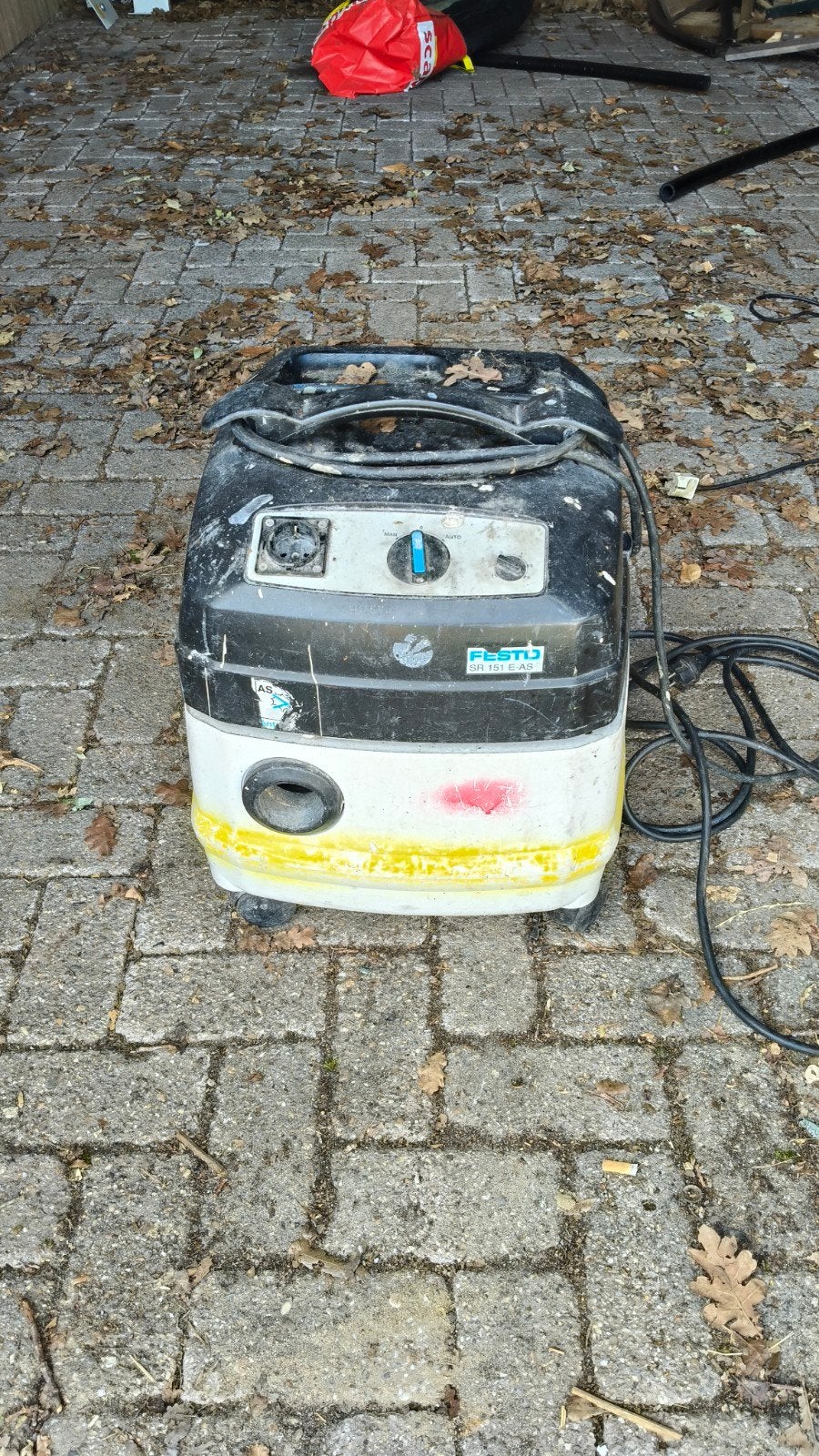 Festo SR 151 E-AS Bouwstofzuiger (zonder slang), Witgoed en Apparatuur, Stofzuigers, Gebruikt, Industriële stofzuiger, Overige merken