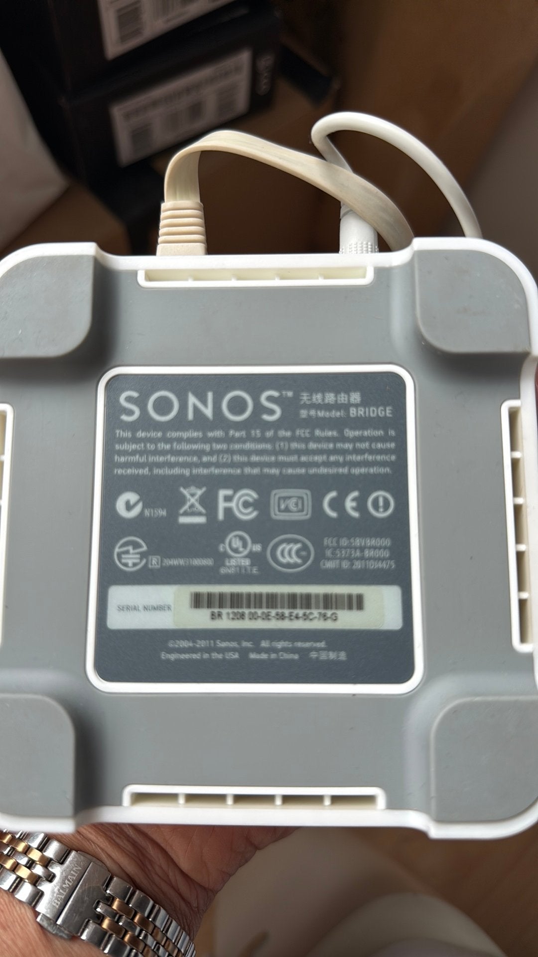 Sonos ZoneBridge 2x en sonos connect 1x, Ophalen, Zo goed als nieuw