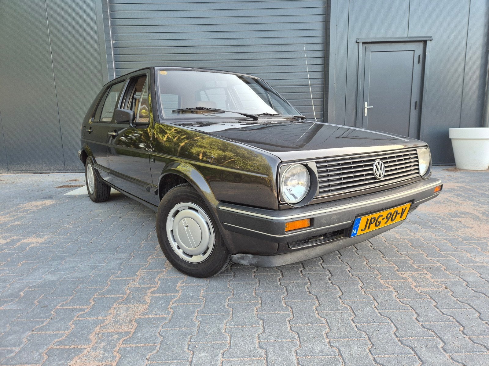 Volkswagen golf 2 1.6 diesel 1986 bruin belastingvrij, 54 pk, 4 cilinders, Bruin, 800 kg