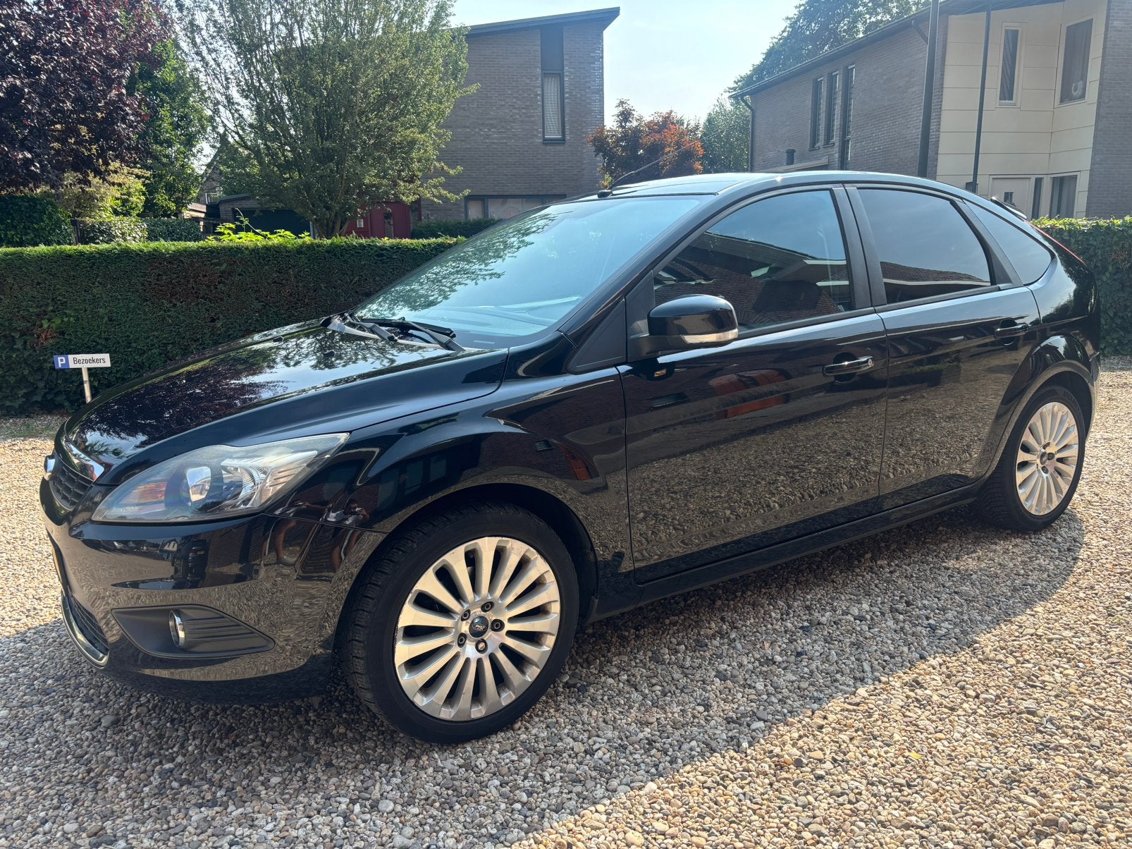 Ford Focus 1.8 92KW 5D 2008, Auto's, Ford, 125 pk, 4 cilinders, 1207 kg, Zwart