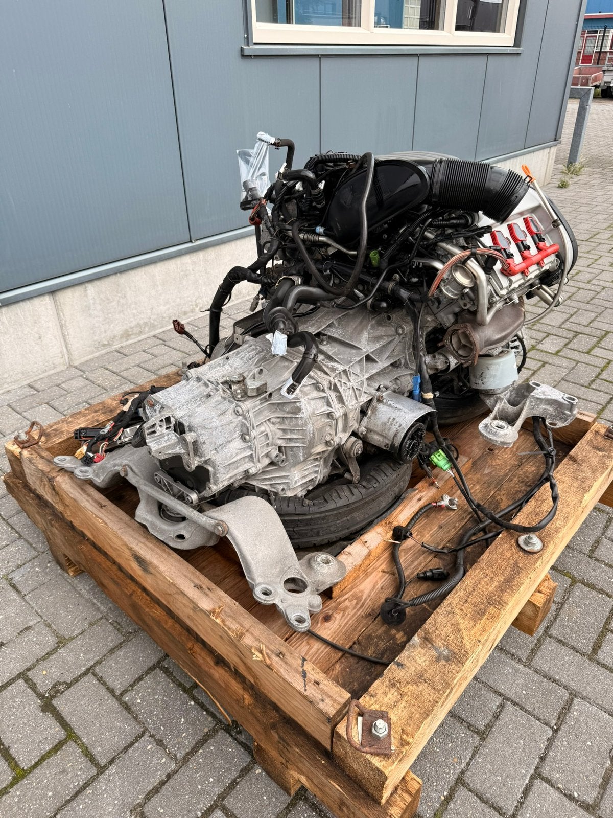 Audi 3.2 FSI V6 Motor + Automaat A4 A6 A8 150.000 km, Ophalen, Audi