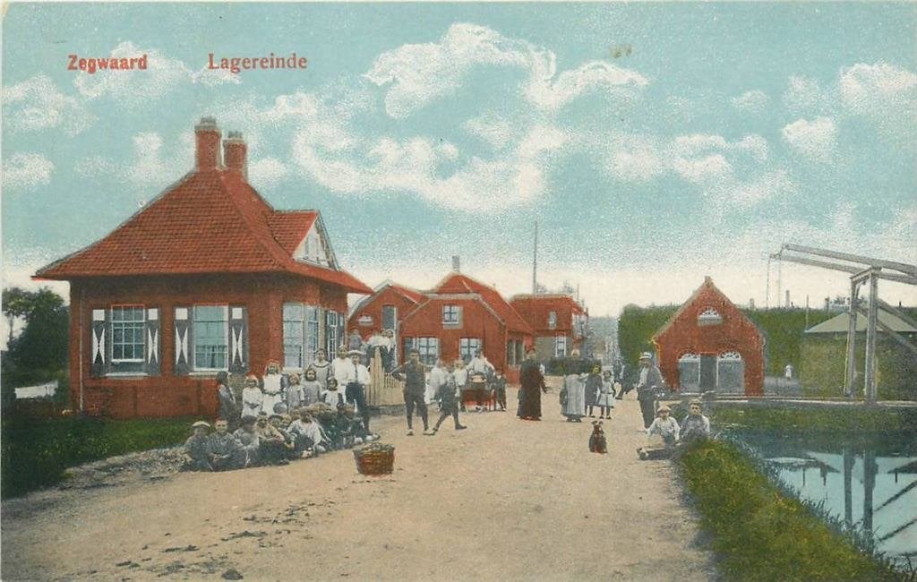 388-290-043 Zegwaard Lagereinde, Verzamelen, Ansichtkaarten | Nederland, Verzenden, Voor 1920, Zuid-Holland