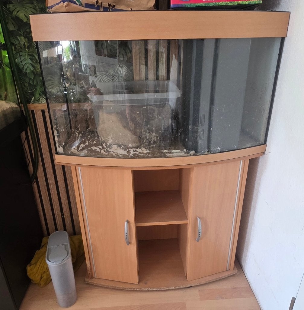 Aquarium juwel 120, Ophalen, Gebruikt, Leeg aquarium