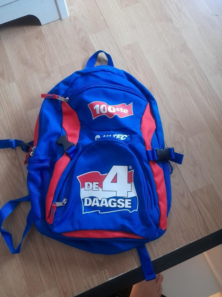Rugtas 100ste Vierdaagse - Zo goed als nieuw, Sieraden, Tassen en Uiterlijk, Tassen | Rugtassen, Overige merken, 25 tot 40 cm