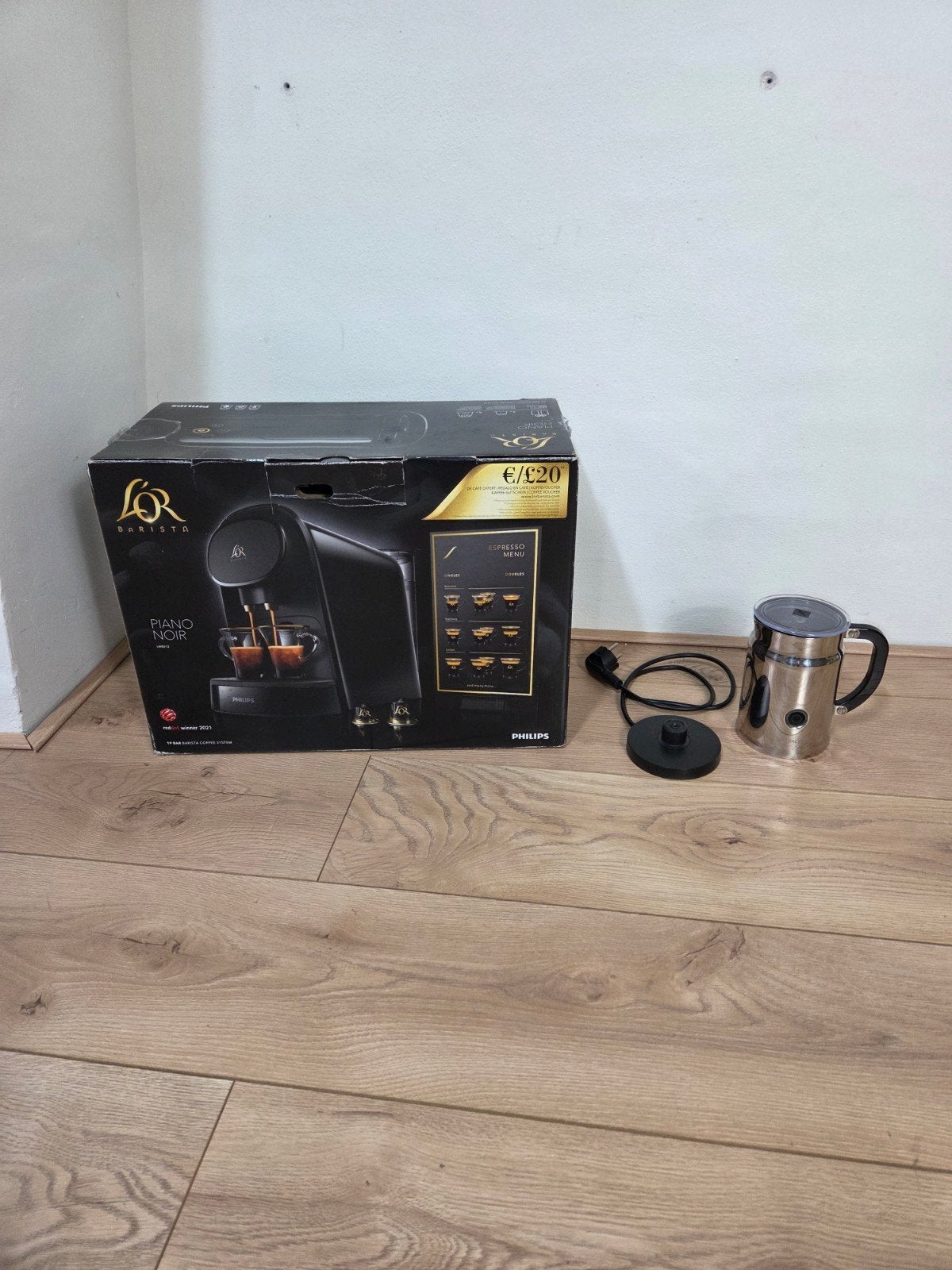 L'OR Barista Koffiezetapparaat met Melkopschuimer - Nieuw, Witgoed en Apparatuur, Koffiezetapparaten, Espresso apparaat, Nieuw