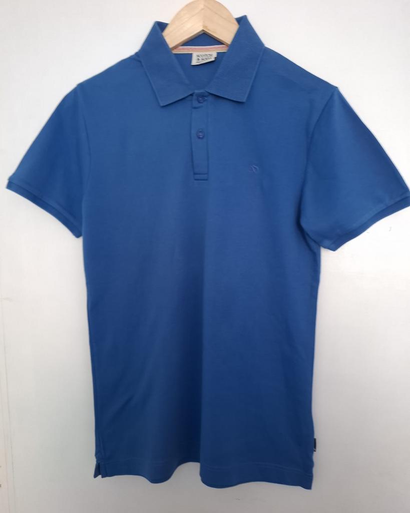 Scotch & Soda polo blauw – maat 176 / 16 jaar, Ophalen of Verzenden, Zo goed als nieuw, Jongen, Shirt of Longsleeve