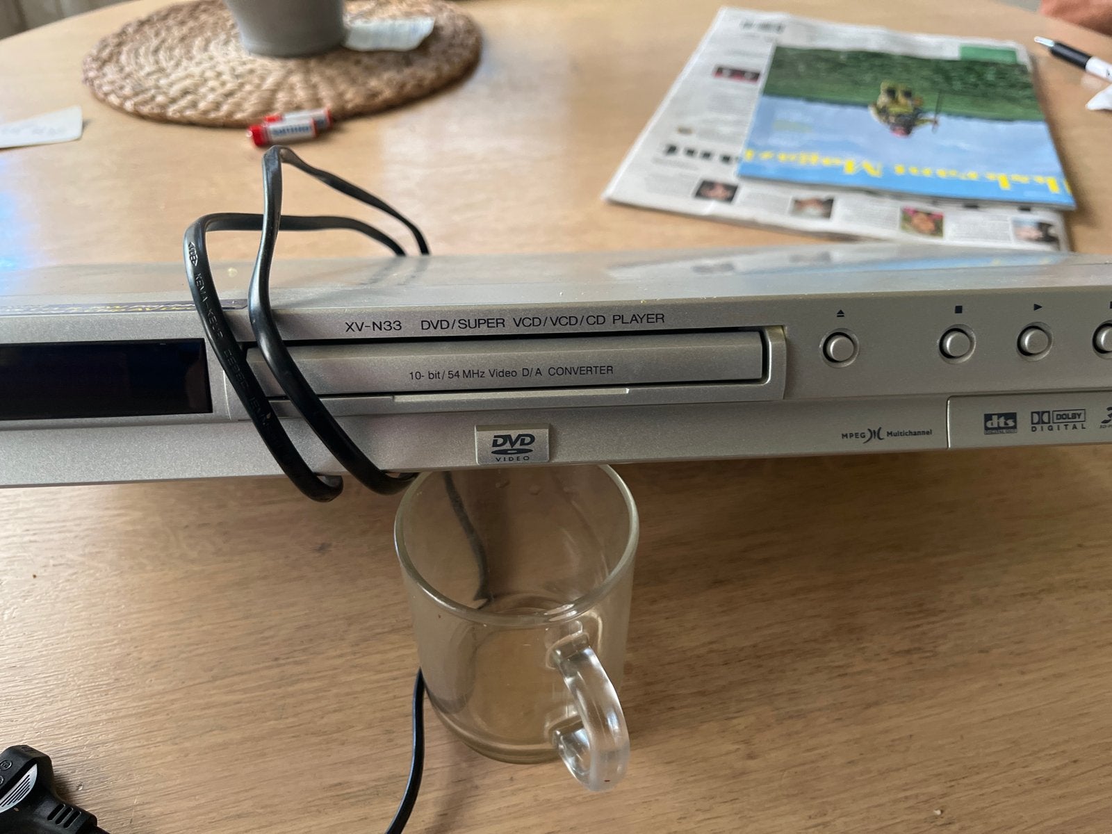 JVC XV-N33 DVD/SUPER VCD/CD-speler met afstandsbediening, Audio, Tv en Foto, Dvd-spelers, Gebruikt, Dvd-speler, JVC, Ophalen