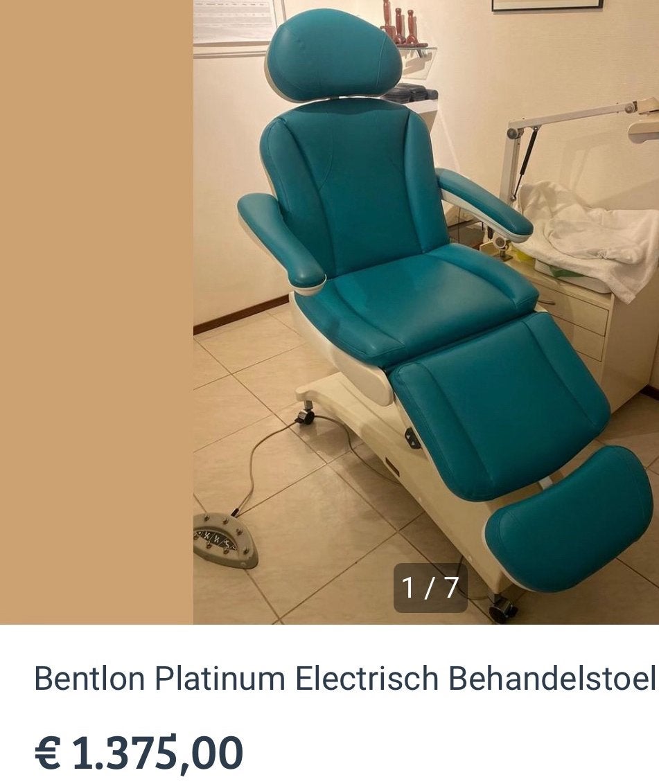 Bentlon Platinum elektrische behandelstoel., Ophalen, Gebruikt, Overige typen