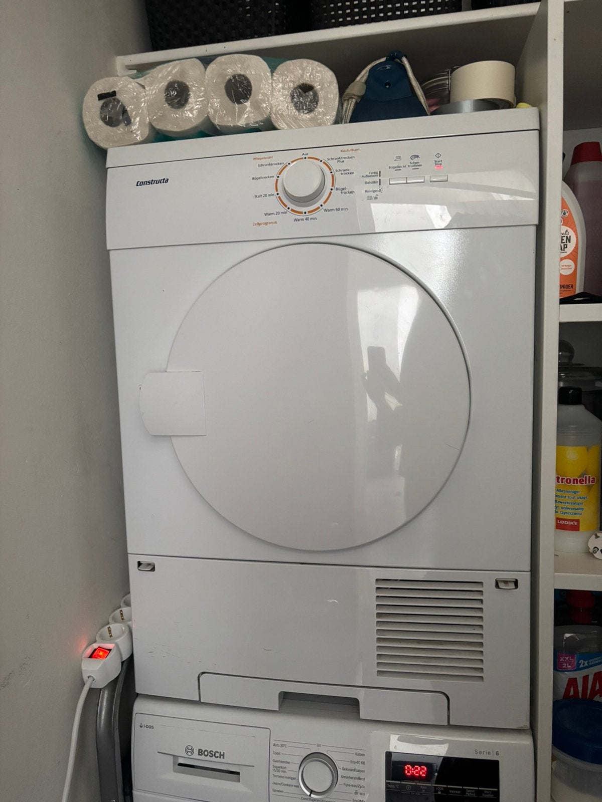 Nieuwe mooie droger, Witgoed en Apparatuur, Ophalen, Zo goed als nieuw, Condens, 85 tot 90 cm