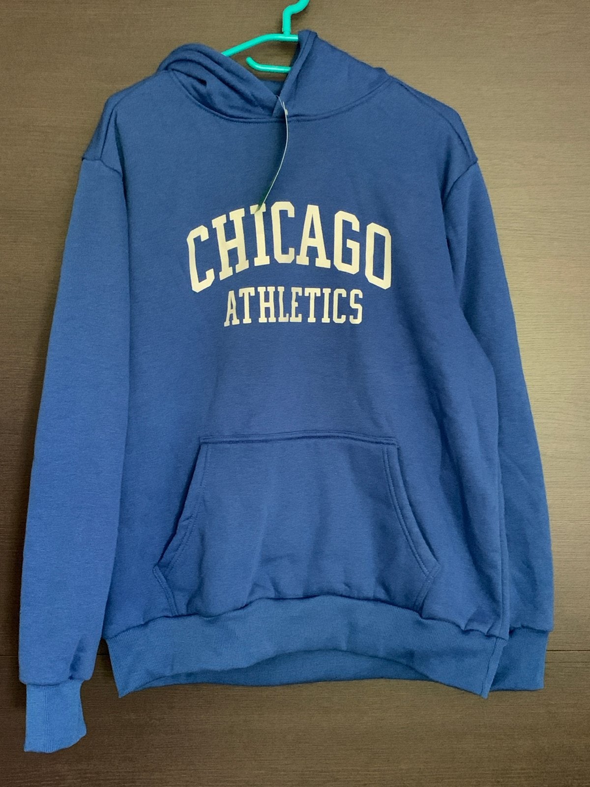 Nieuwe blauwe hoodie 'Chicago Athletics' - Zeeman XL, Ophalen of Verzenden, Nieuw, Maat 46/48 (XL) of groter, Blauw