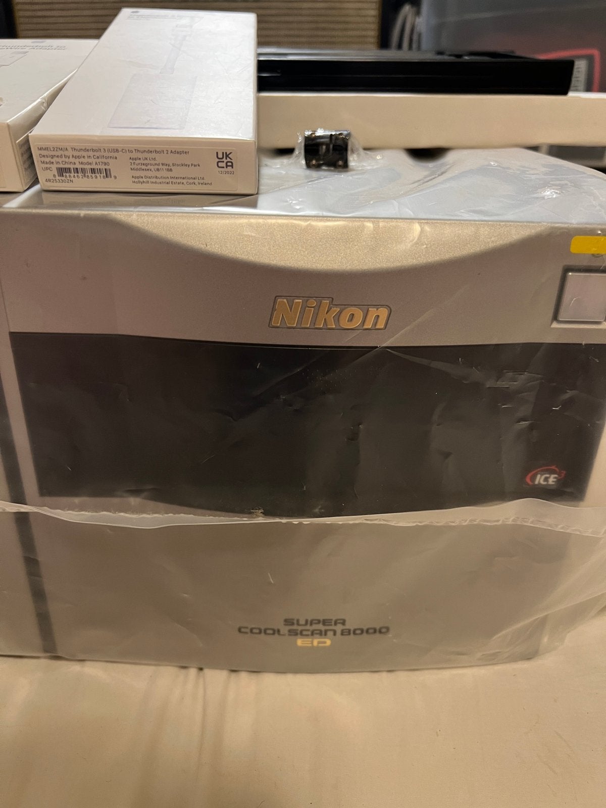 Fully Serviced Nikon Coolscan 8000 + 3 holders +apple TB, Ophalen, Zo goed als nieuw