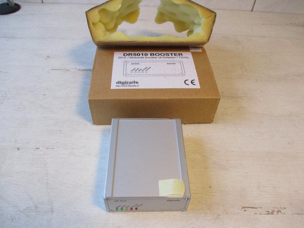 Digirails DR 5010 Booster 4 Ampere / 72 VA, Gelijkstroom of Wisselstroom, Overige typen, Zo goed als nieuw, Ophalen