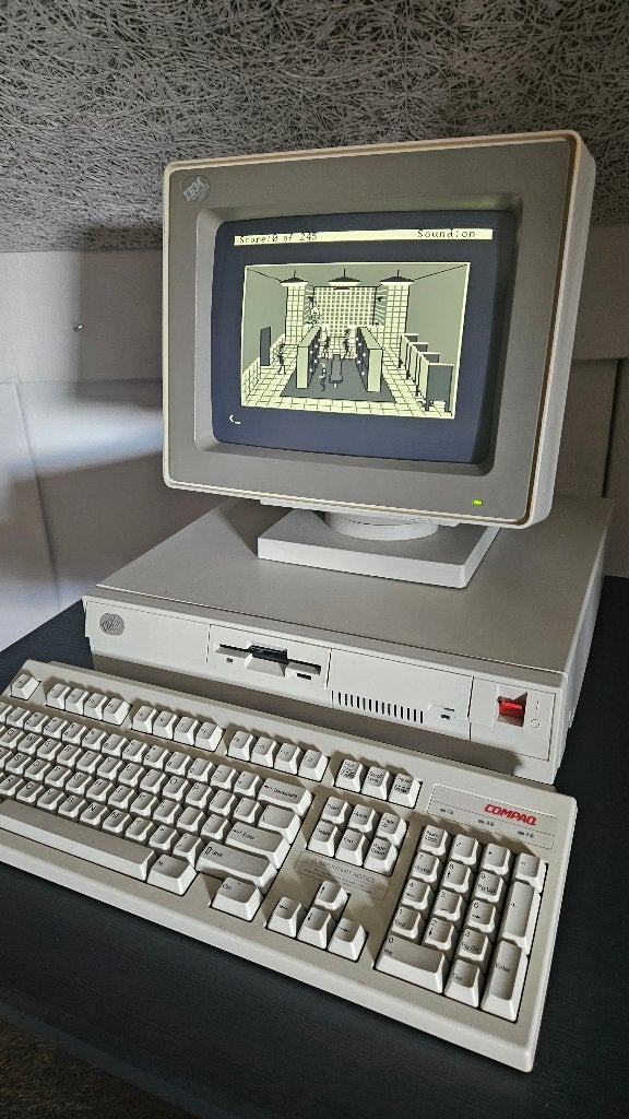 IBM monochrome monitor voor ps2 model 30 pc, Computers en Software, Vintage Computers, Ophalen
