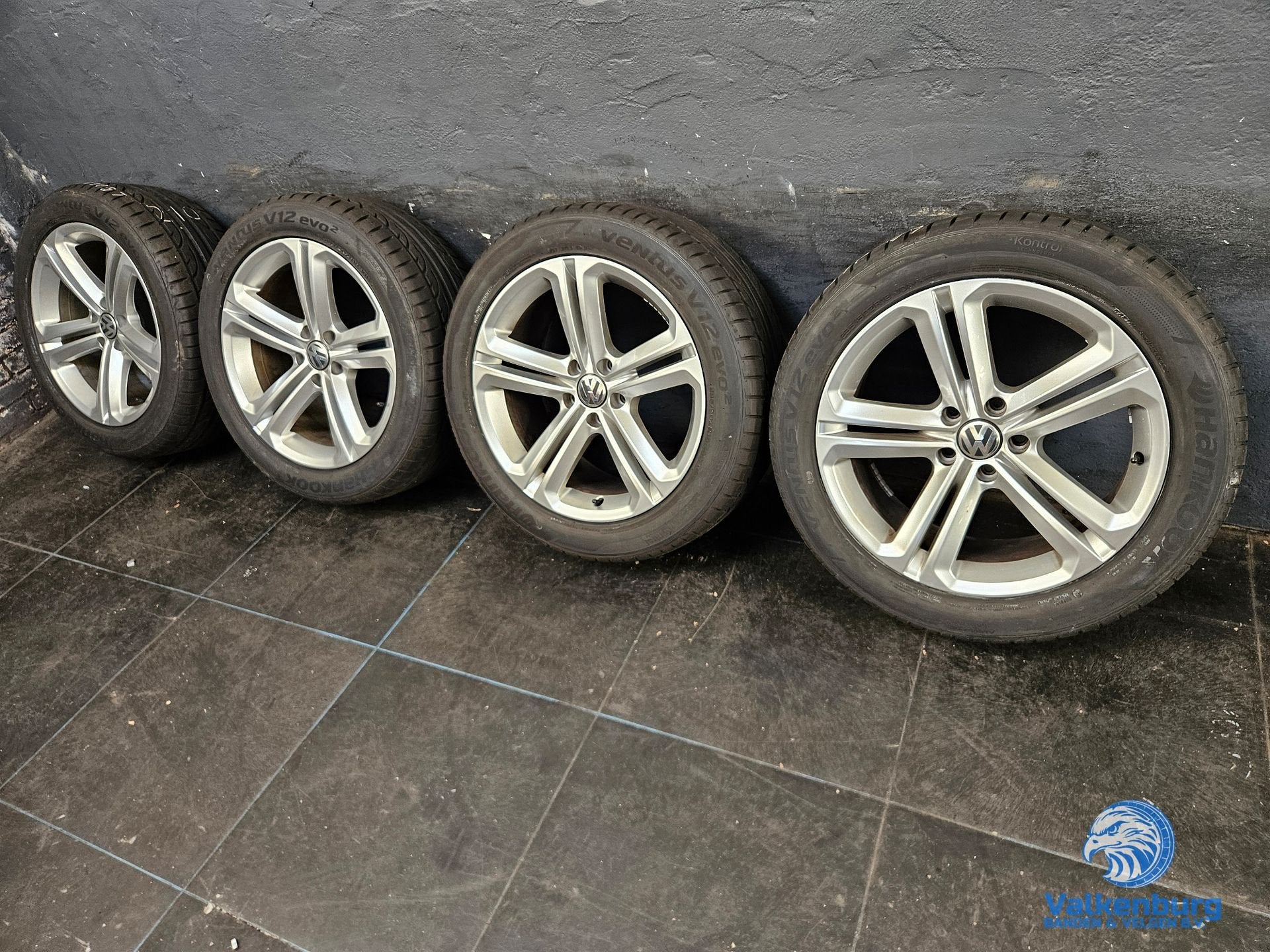 8mm! Nieuwe originele VW Tiguan Mallory 18 inch velgen 5x112, Auto-onderdelen, Banden en Velgen, 18 inch, -, -, Banden en Velgen