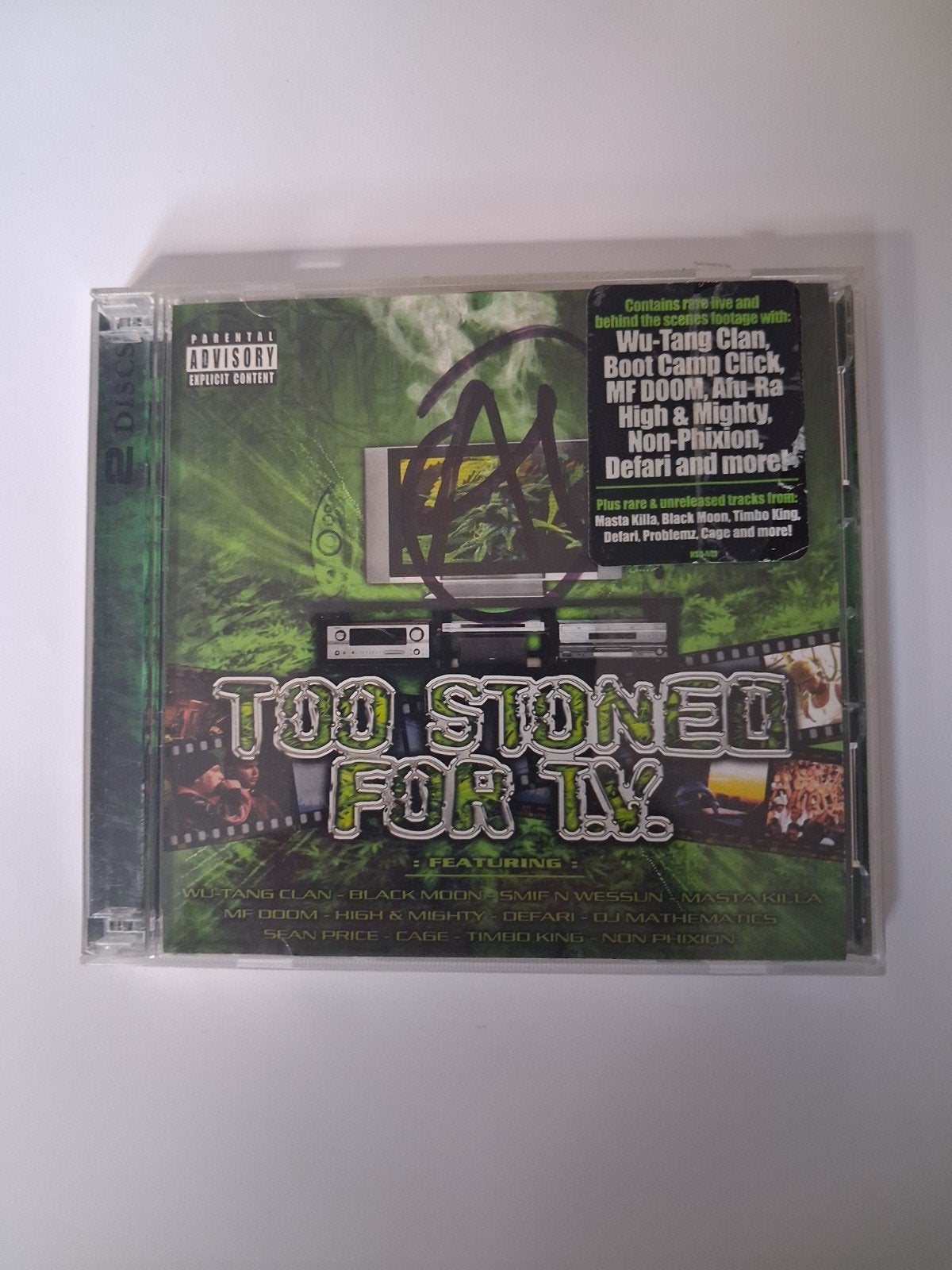 Too Stoned For TV - Hip Hop DVD met Wu-Tang Clan, Ophalen of Verzenden, 1985 tot 2000, Gebruikt