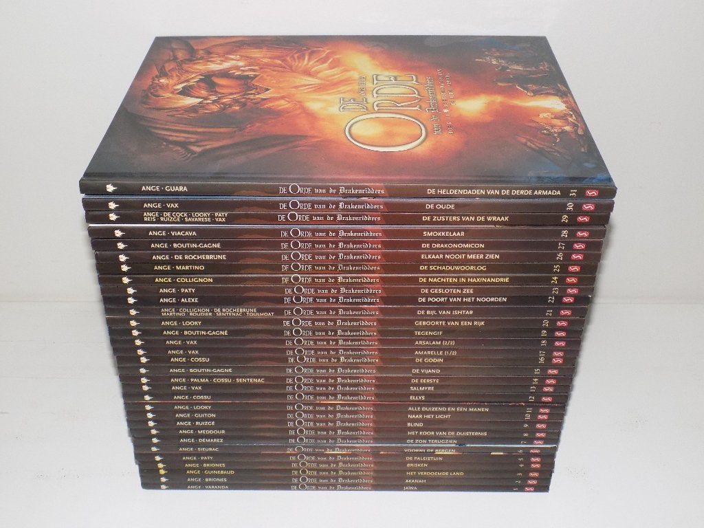 De orde van de Drakenridders ~ Complete serie HC's 1 t/m 31, Boeken, Complete serie of reeks, Ophalen of Verzenden, Zo goed als nieuw