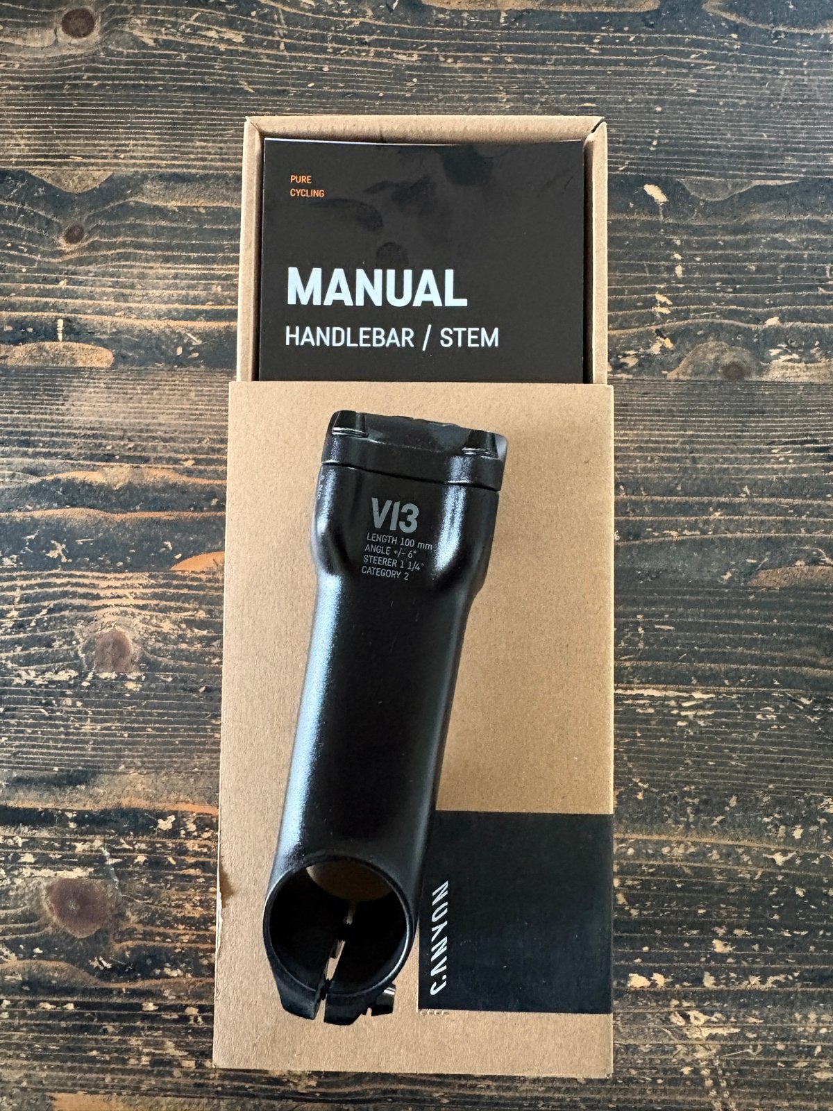 Canyon V13 Stuurpen - 100mm of 110mm,  Zwart, Fietsen en Brommers, Stuur, Nieuw, Ophalen of Verzenden, Aluminium