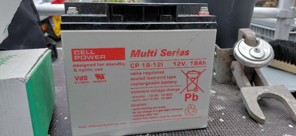 Accu cp 18-12 l 12V 18Ah, Ophalen of Verzenden, Nieuw