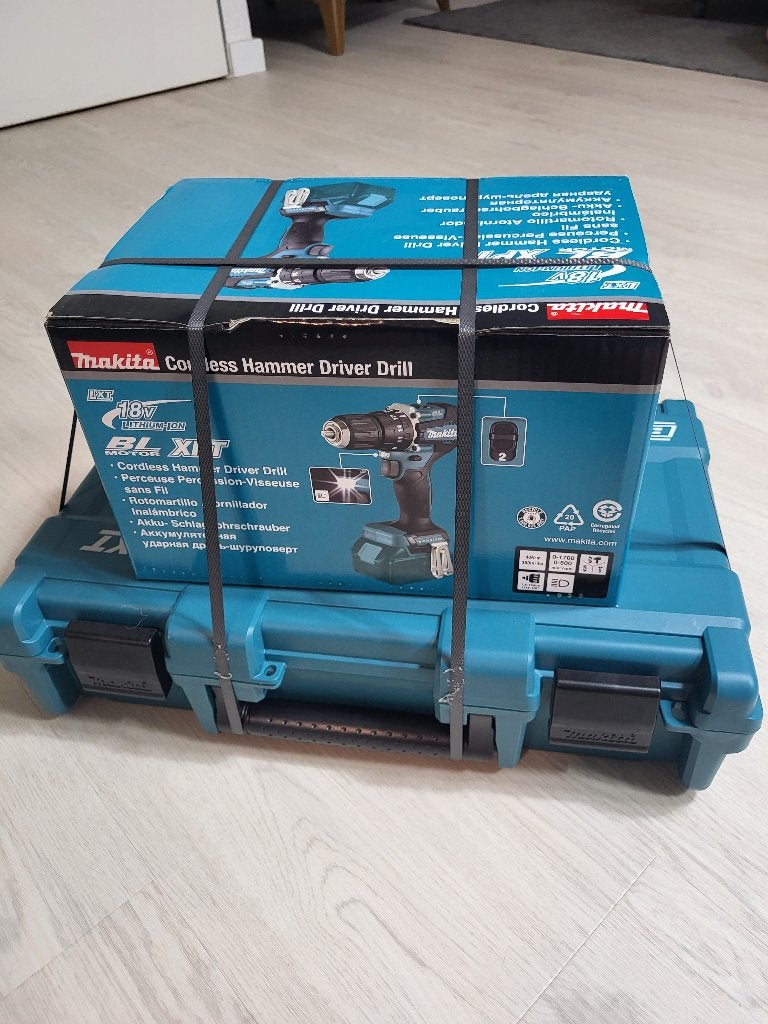 Nieuw! Makita DHP487 klopboor-/schroefmachine COMPLETE SET, Ophalen of Verzenden, Nieuw, Accuboormachine, Makita