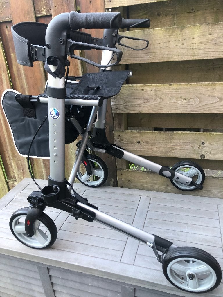 Te koop nog als nieuwe Vermeiren Rollator, Ophalen, Opvouwbaar, Zo goed als nieuw