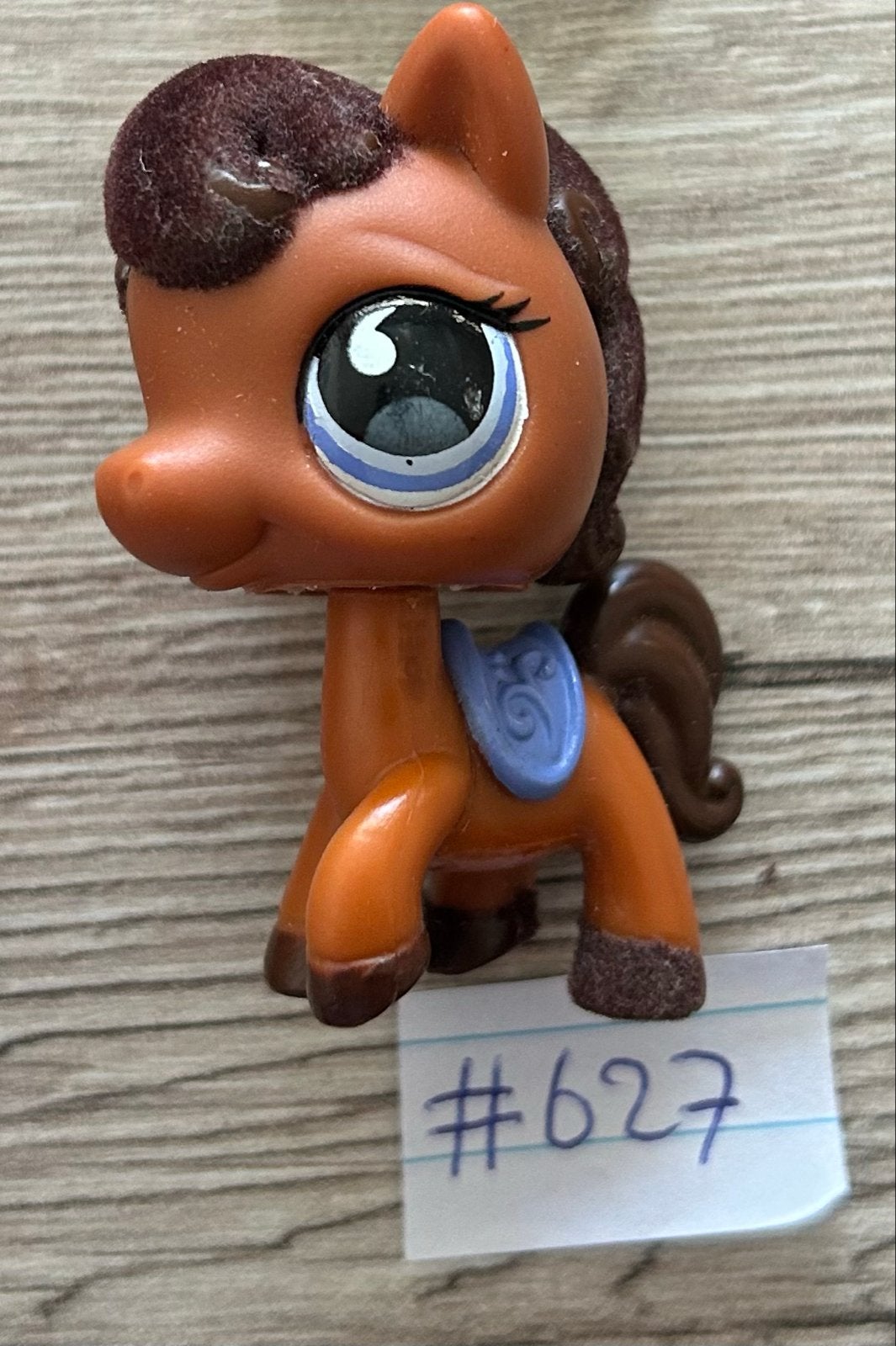 Littlest Pet Shop Pony #627 Bruin Paardje met Zadel, Ophalen of Verzenden, Gebruikt, Jongen of Meisje