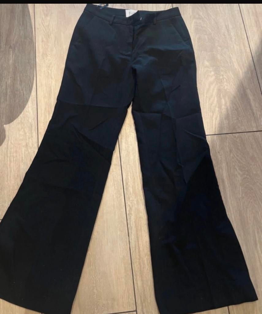 Second Female Wijde Broek Zwart, Zwart, Nieuw, Ophalen of Verzenden, Maat 36 (S)