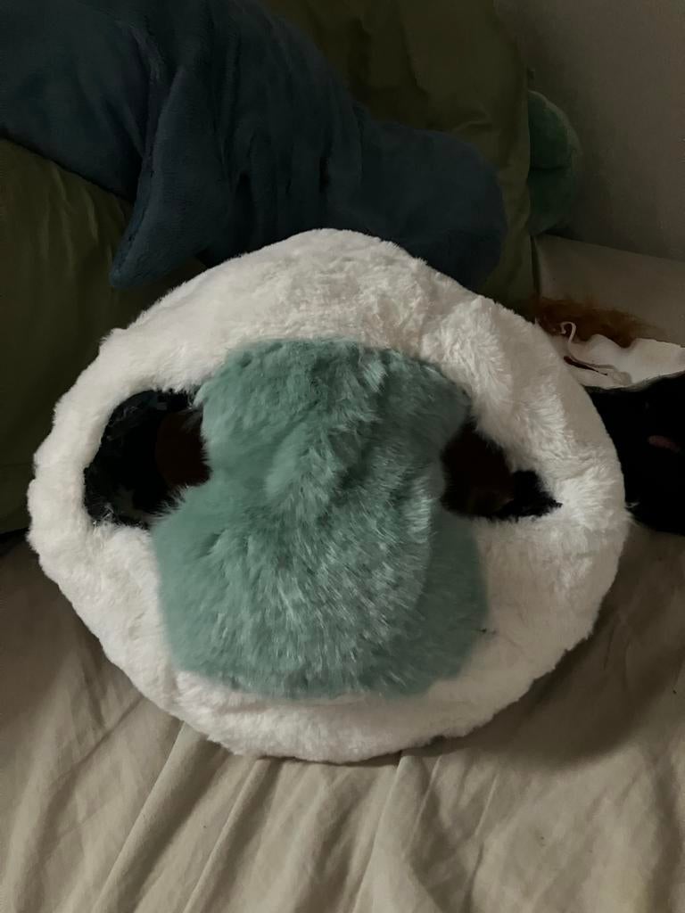 Furry masker basis met handschoenen - DIY Fursuit, Hobby en Vrije tijd, Kostuums, Theaterbenodigdheden en LARP, Ophalen, Nieuw