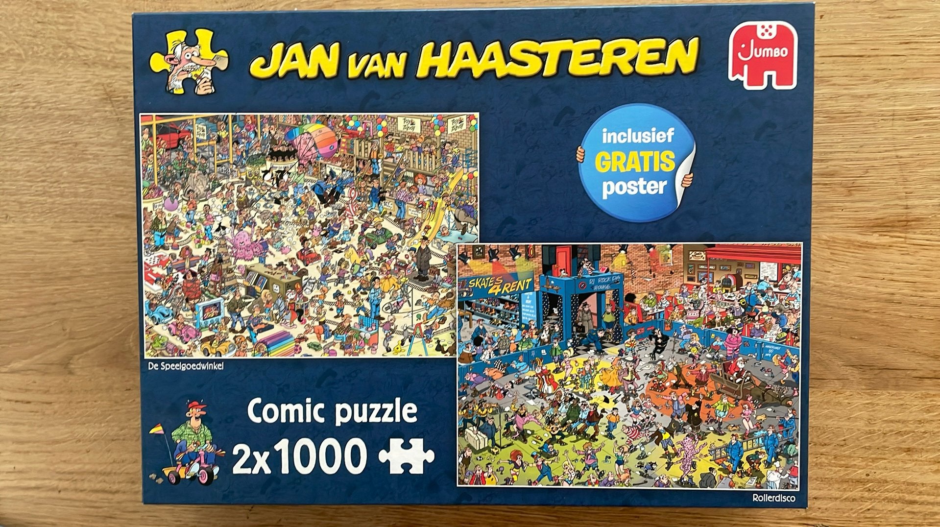 Jan van Haasteren puzzel 2 x 1000 stukjes