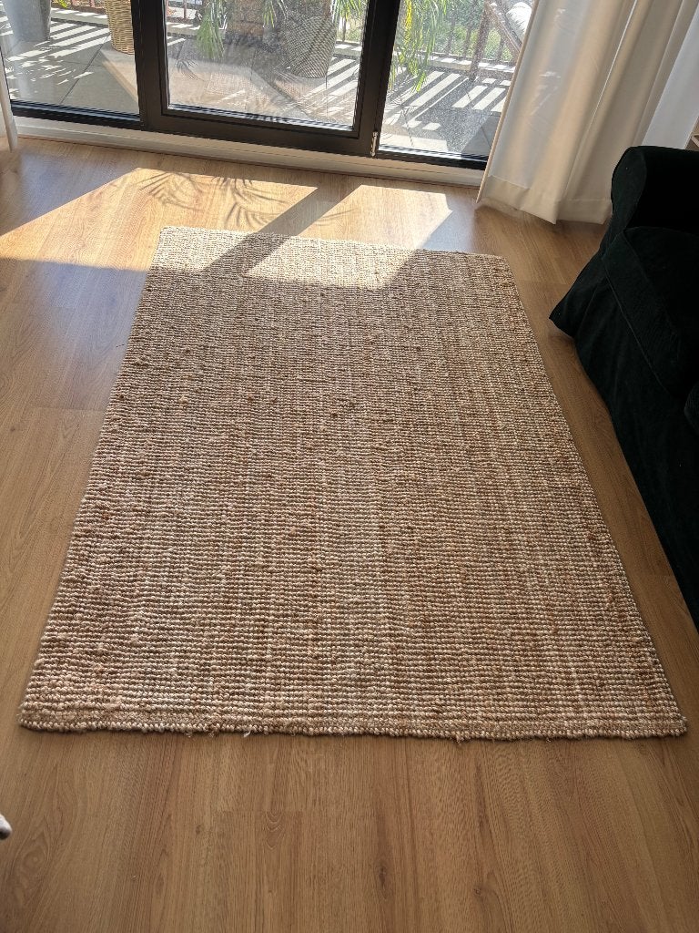 IKEA LOHALS Vloerkleed, glad geweven, naturel, Huis en Inrichting, Ophalen, Gebruikt, 100 tot 150 cm, 150 tot 200 cm