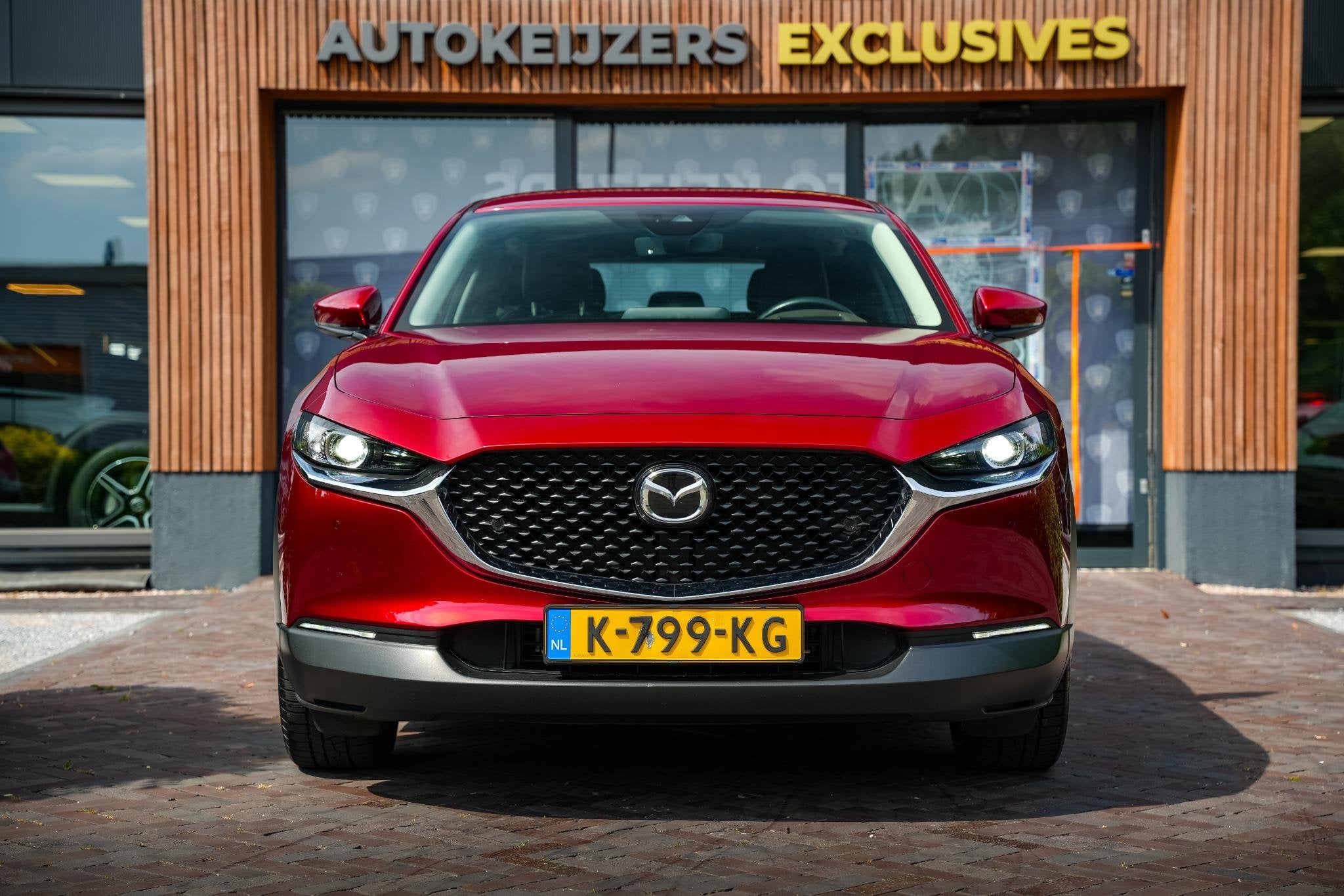 Mazda CX-30 2.0 e-SkyActiv-X M Hybrid Comfort Leder Stuurwie, Auto's, Voorwielaandrijving, 1998 cc, Stof, Gebruikt