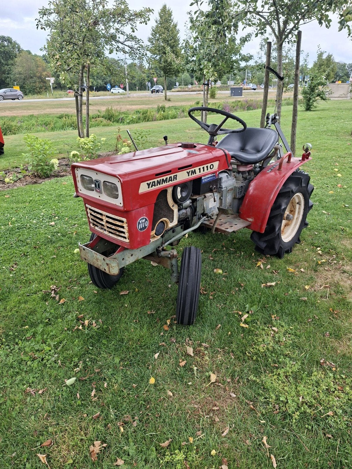 Yanmar YM1110 2WD mini trekker, Ophalen