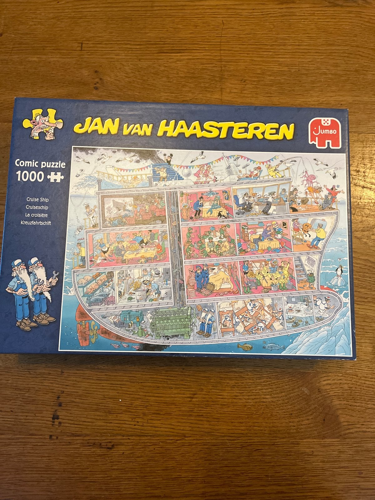 Jan van Haasteren Comic Puzzel - Cruiseschip 1000 stukjes, Ophalen of Verzenden, Meer dan 50 stukjes, Zo goed als nieuw, 6 jaar of ouder