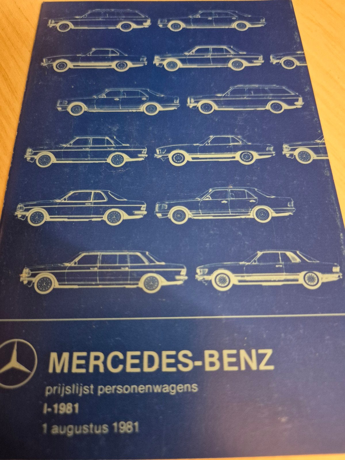 1981 Nederlands Mercedes prijslijst 500SLC C107 500SE SL, Ophalen of Verzenden, Zo goed als nieuw, Mercedes