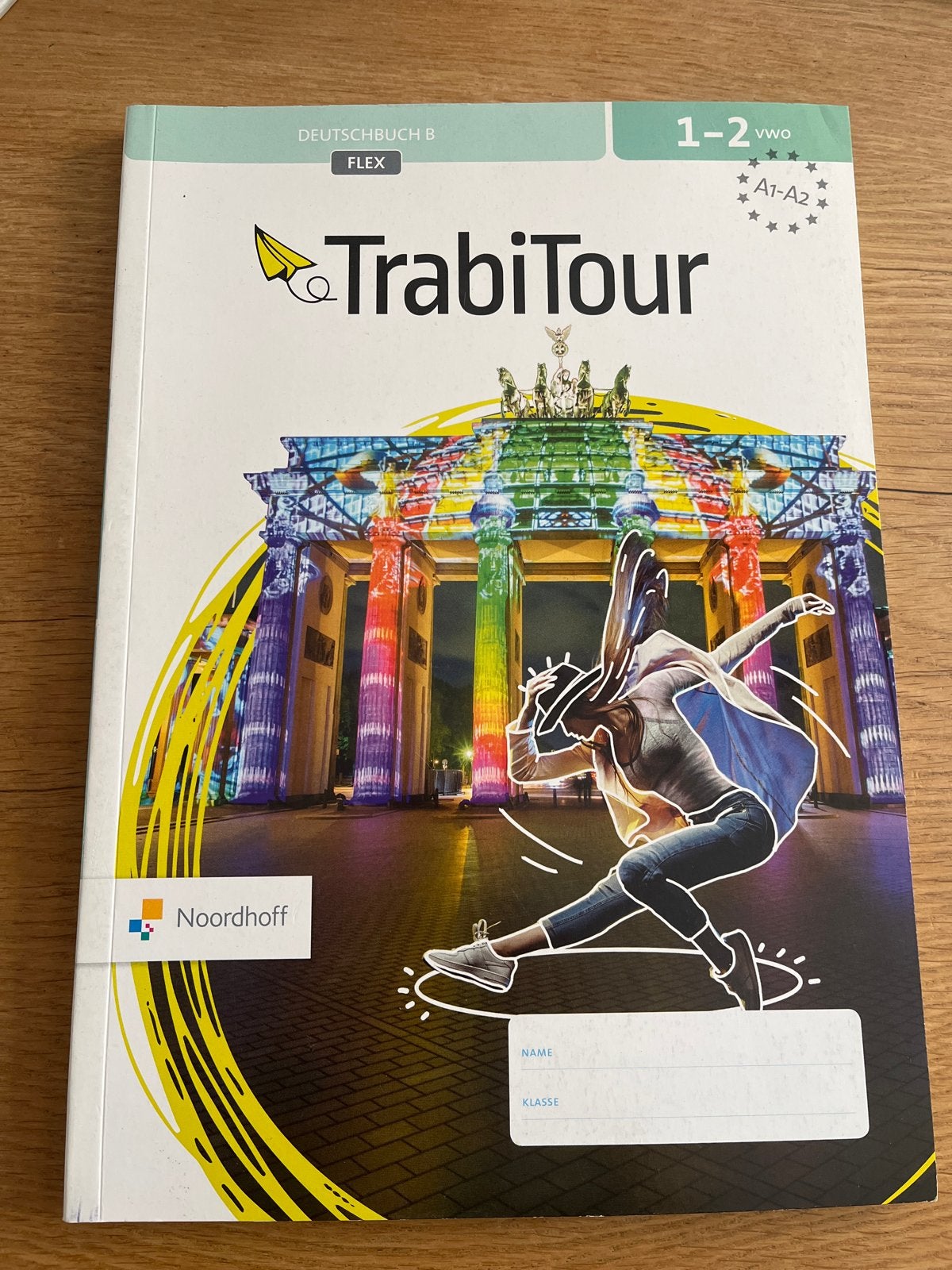 TrabiTour Deutschbuch B FLEX 1-2 vwo - Noordhoff, Ophalen of Verzenden, Zo goed als nieuw, VWO, Duits
