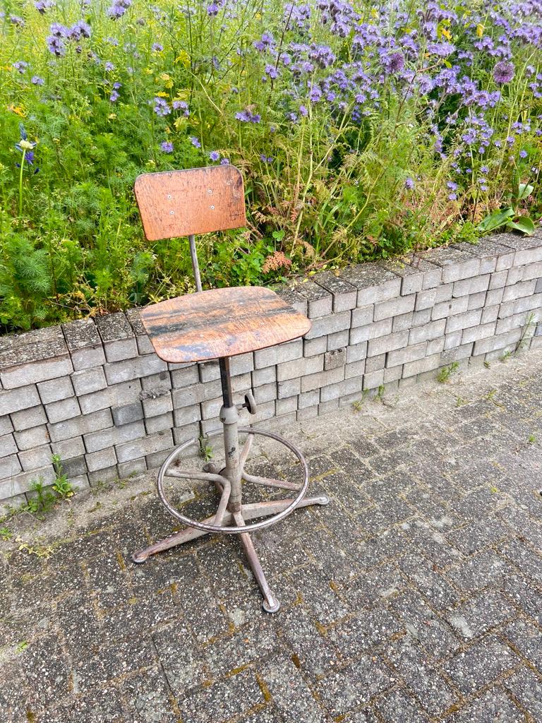 Retro hoge bureaustoel, Ophalen, Gebruikt, Overige kleuren