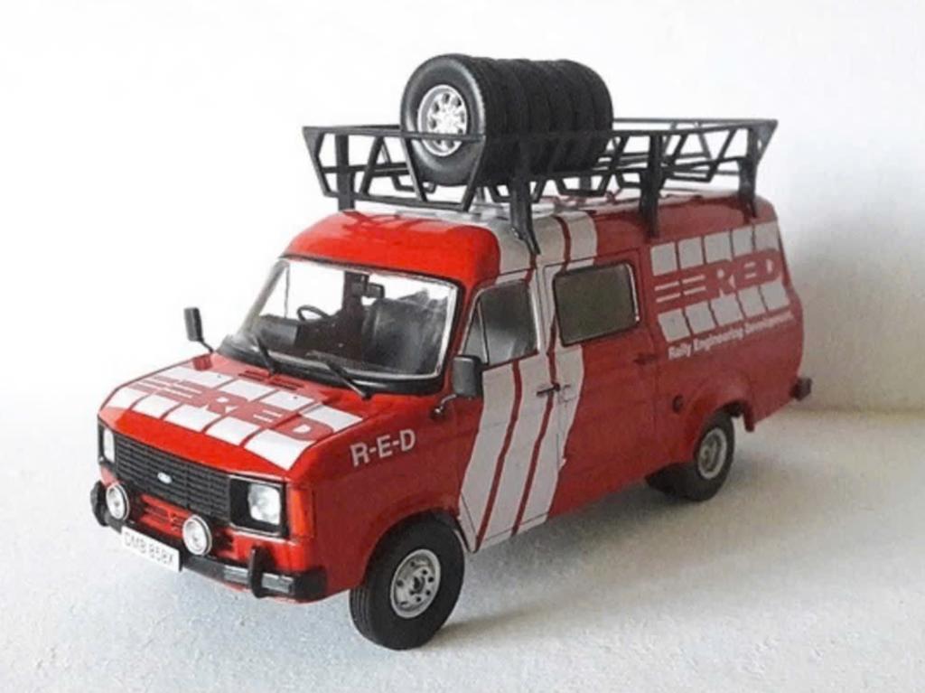 Ford transit MkII Red team 1/43 Rallye Assistance # 63