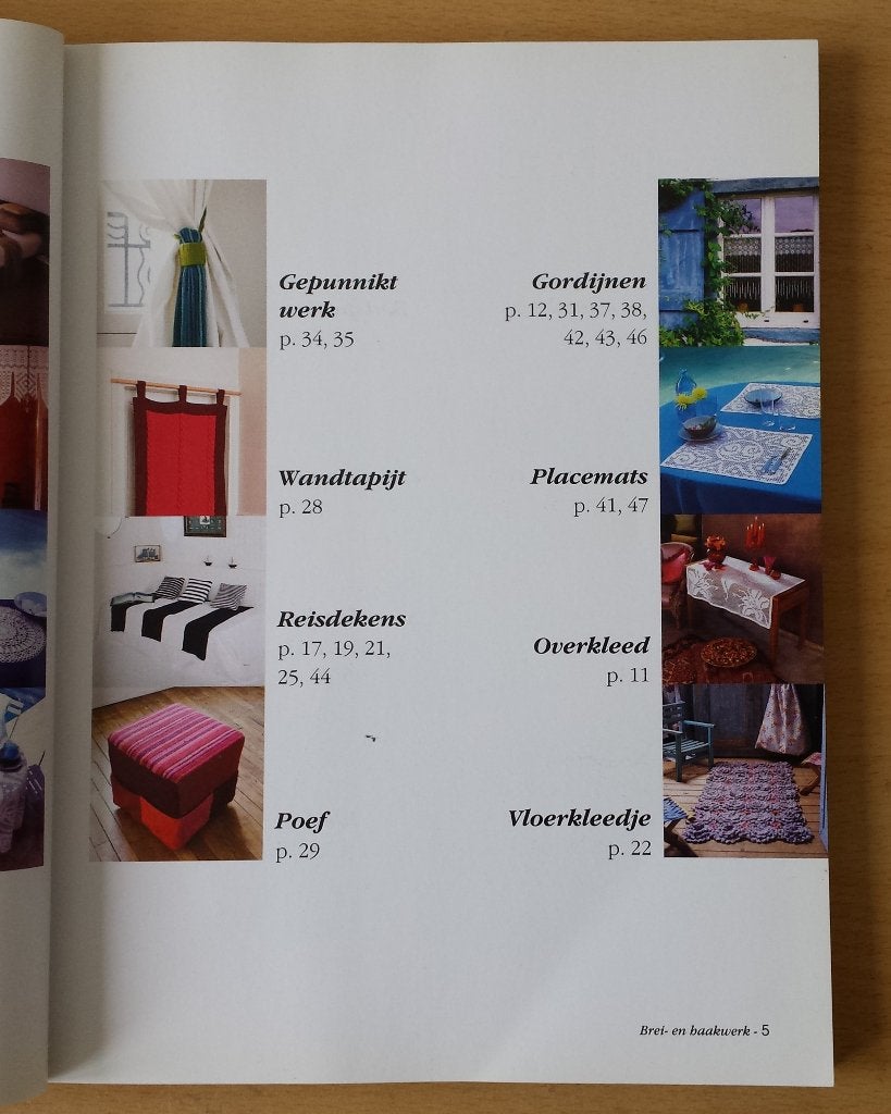 Interieur Haken en Breien - Marie Claire / Phildar - 2007, Gebruikt, Marie Claire, Breien of Haken, Ophalen of Verzenden
