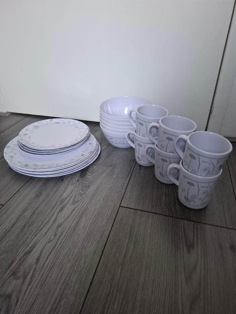 Camping servies, Ophalen