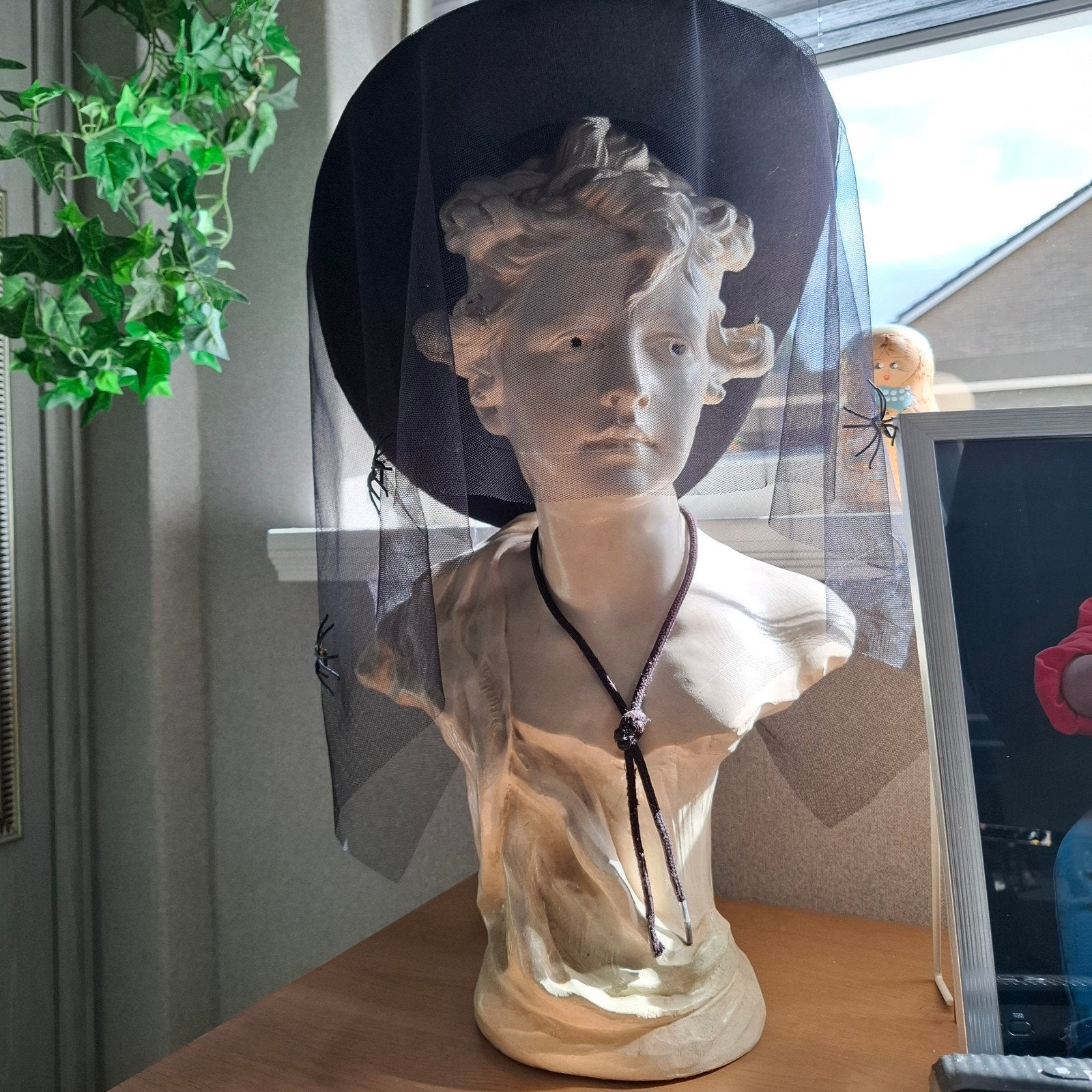 Antieke Buste van Vrouw - Klassieke Kunst, Ophalen, Gips