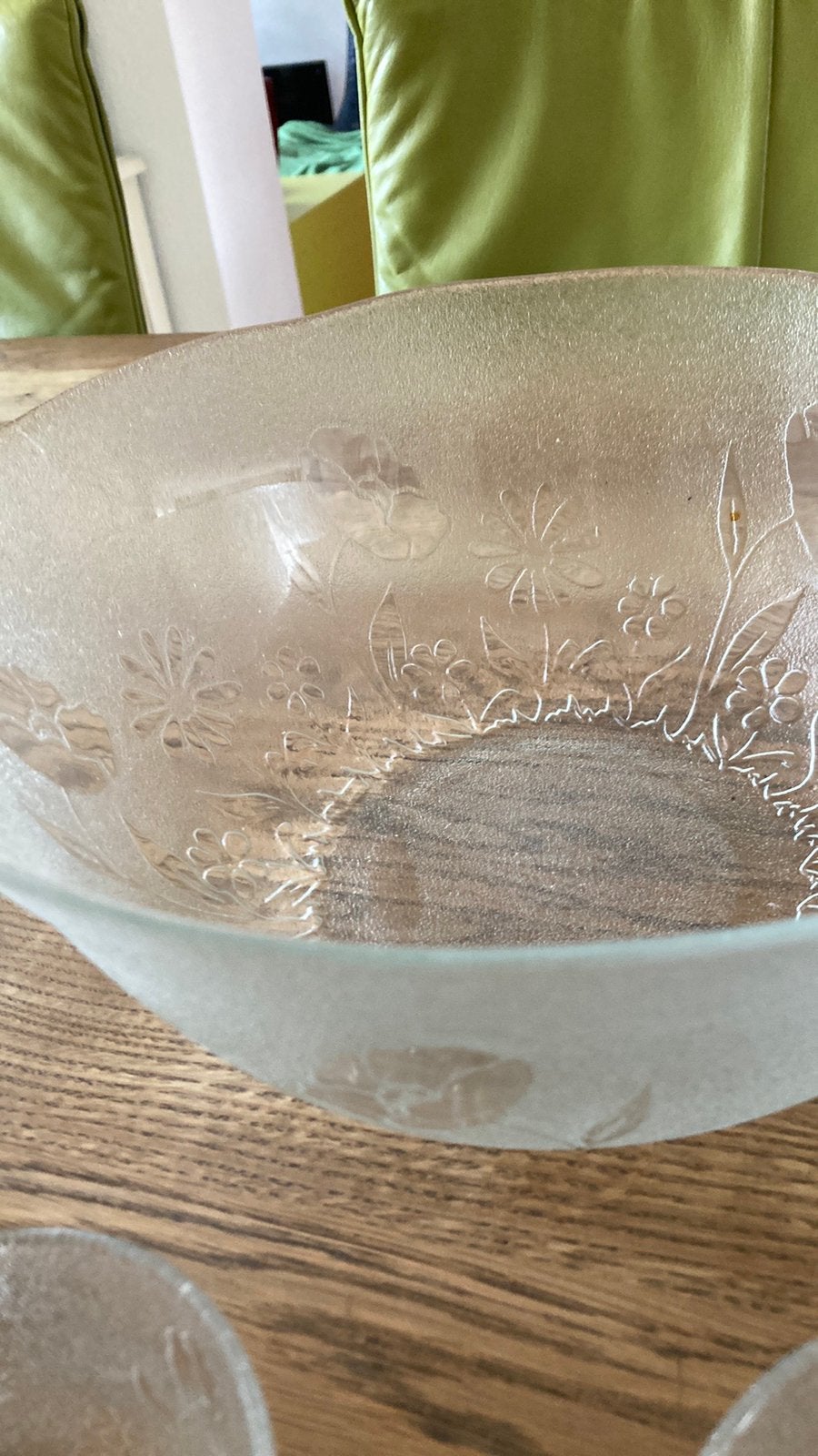 Bowlset antiek zesdelig met pollepel, Ophalen of Verzenden