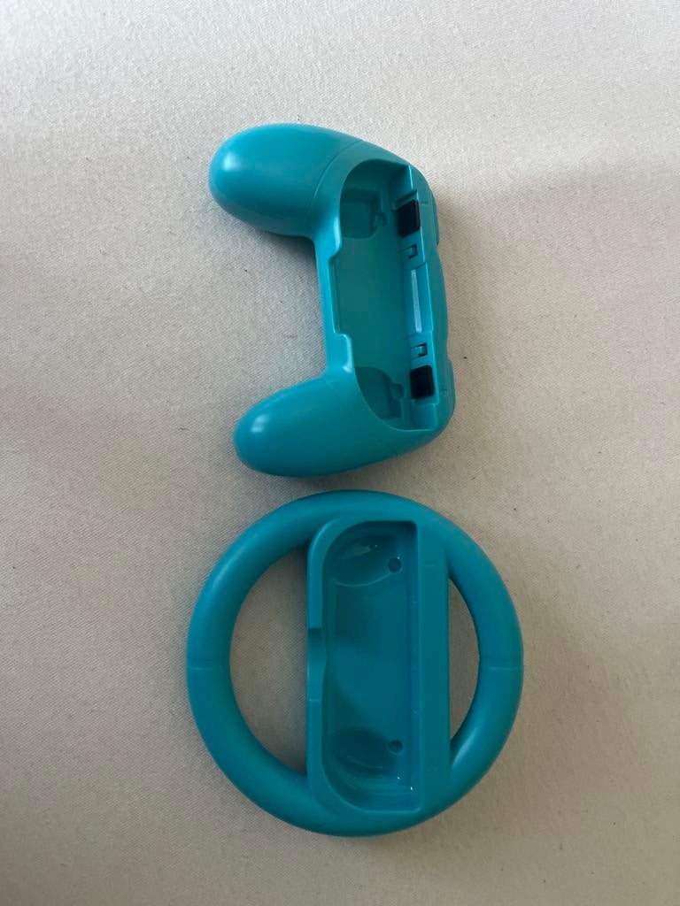 Nintendo Wii afstandsbediening houder en stuur, Spelcomputers en Games, Ophalen of Verzenden, Gebruikt, Zonder controller, Met stuurtje