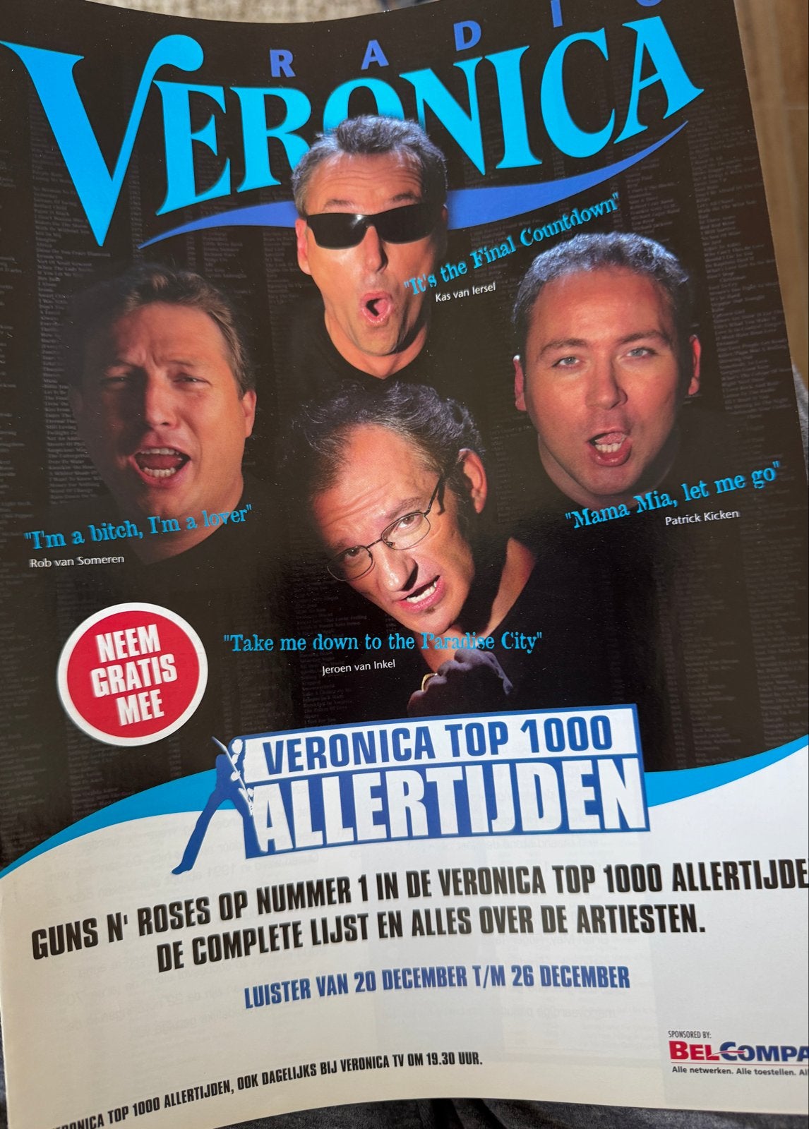 Radio Veronica Top 1000 Aller Tijden - 2004, Ophalen of Verzenden, Nieuw, Overige typen